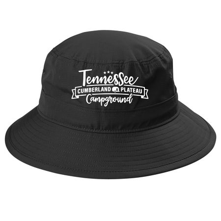 TCPC SWAG HATS, a Black Printed UV Bucket Hat