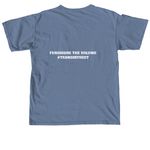Fundraise for DJStreet, a Blue Jean Comfort Colors Unisex Tee (back-view)