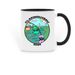 Clarinouveau 2026, a Black Two-Tone Ceramic Mug