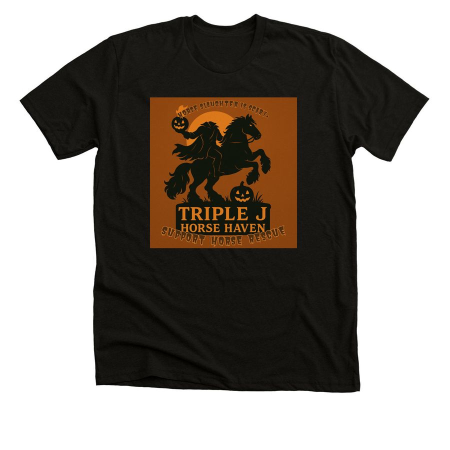 It's scary., a Solid Black Blend Premium Unisex Tee