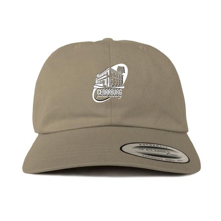 Library Hair, Don?t Care with CPL, a Khaki Printed Classic Baseball Cap