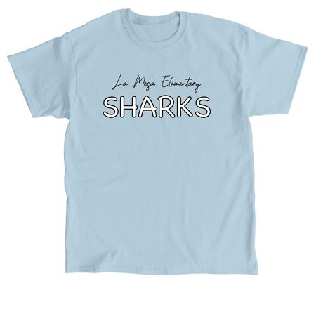 La Mesa Sharks, a Light Blue Classic Unisex Tee