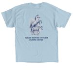 DITR Spirit Wear, a Light Blue Classic Unisex Tee (back-view)