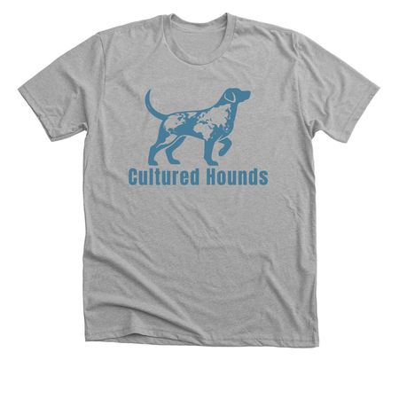 Cultured Hounds 2026, a Athletic Heather Premium Unisex Tee