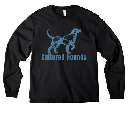 Cultured Hounds 2026, a Black Unisex Heavyweight Long Sleeve Tee