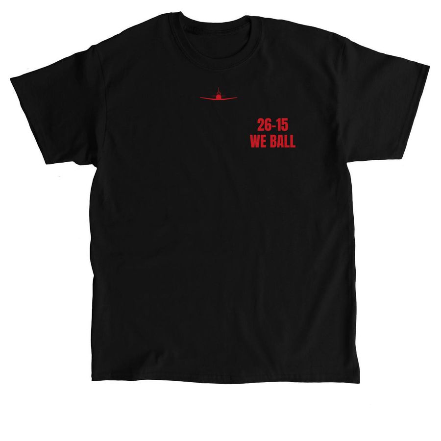 26-15 Drop Shirts, a Black Classic Unisex Tee