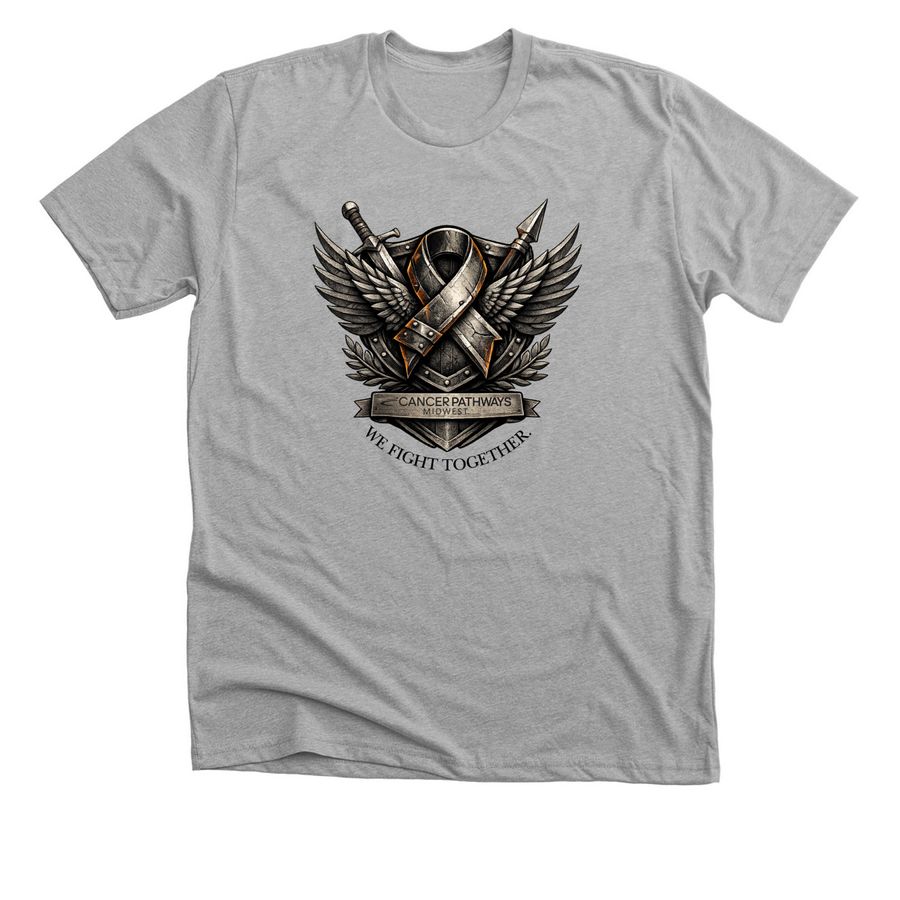 We Fight TOGETHER!, a Athletic Heather Premium Unisex Tee