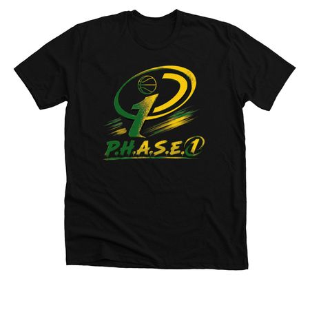 P.H.A.S.E. 1 JAMAICA, a Solid Black Blend Premium Unisex Tee