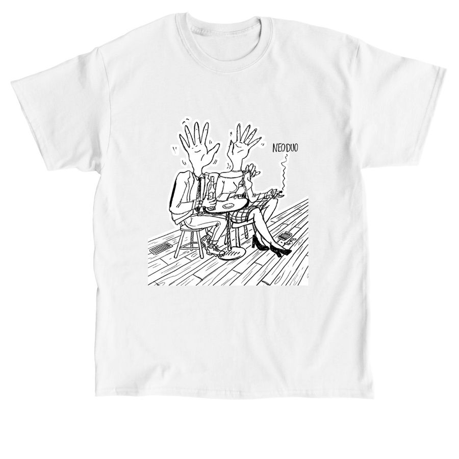 Getting Handsy Tee, a White Classic Unisex Tee