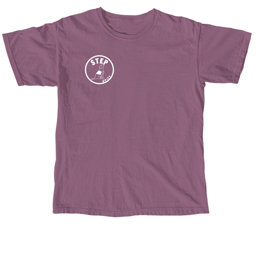 STEP@Pitt Tee, a Berry Comfort Colors Unisex Tee