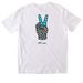 Disability Rights Are Human Rights, a White Softstyle Cotton Tee (back-view)
