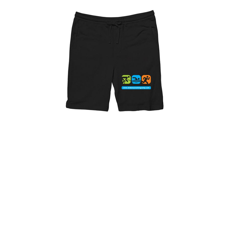Fleece Shorts - Small Logo, a Black Midweight Fleece Shorts