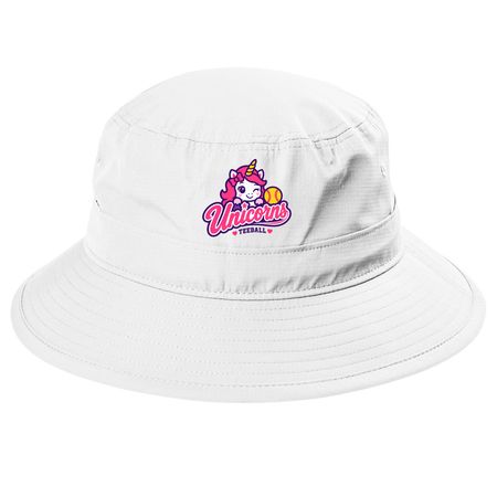 Unicorn Hats, a White Printed UV Bucket Hat
