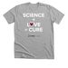 SCIENCE + LOVE = CURE Mason Michels&nbsp;, a Athletic Heather Premium Unisex Tee