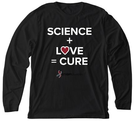 SCIENCE + LOVE = CURE Mason Michels&nbsp;, a Solid Black Blend Premium Long Sleeve Tee