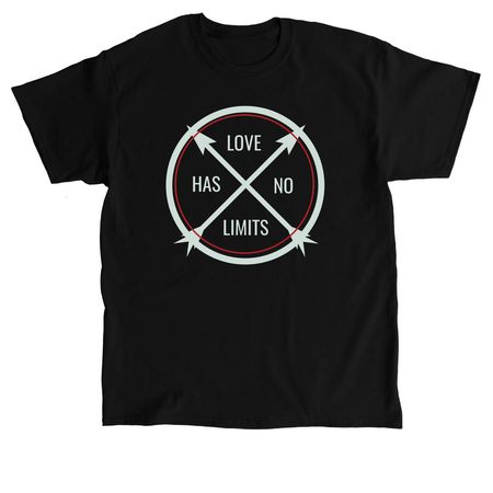 Love Without Boundaries, a Black Classic Unisex Tee