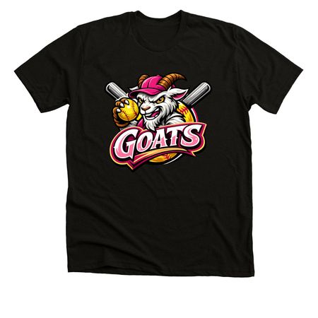 GOATS, a Solid Black Blend Premium Unisex Tee