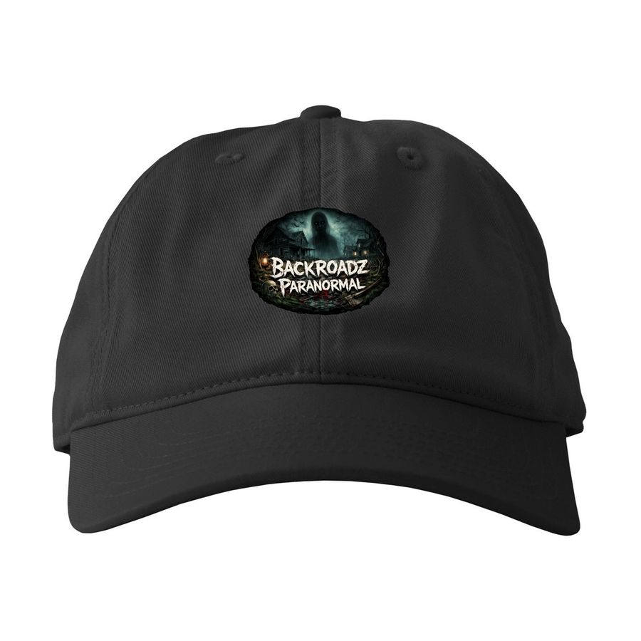 Backroadz Paranormal Hats, a Black Printed Eco Baseball Cap