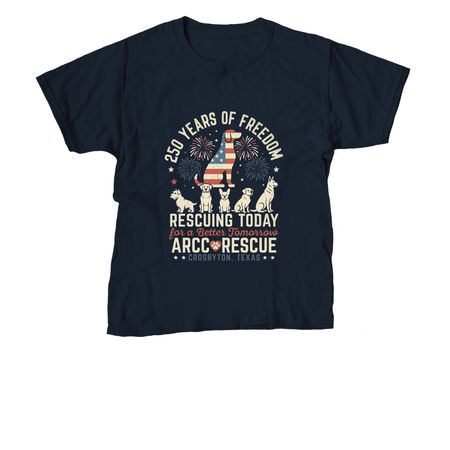Rescuing Today, a Navy Youth Unisex Tee