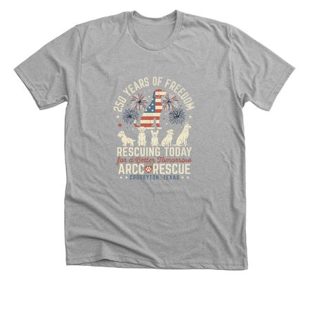 Rescuing Today, a Athletic Heather Premium Unisex Tee