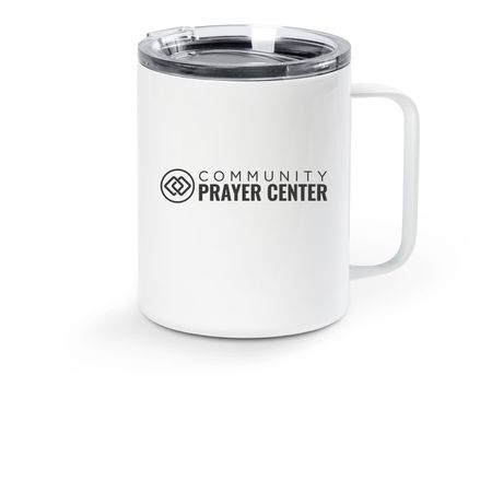 CPC Mug, a White Stainless Steel Travel Mug