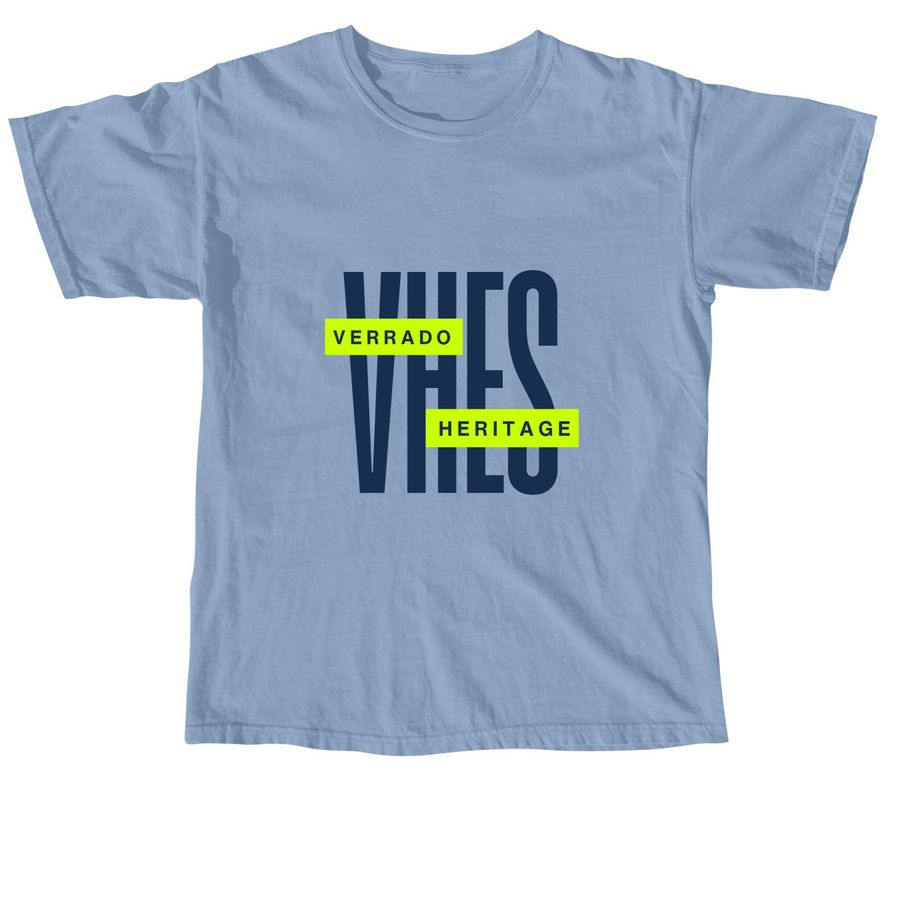 Adult VHES, a Washed Denim Comfort Colors Unisex Tee