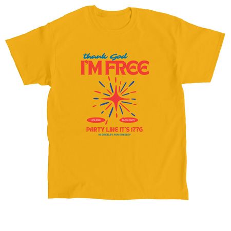 4th of July, a Gold Classic Unisex Tee