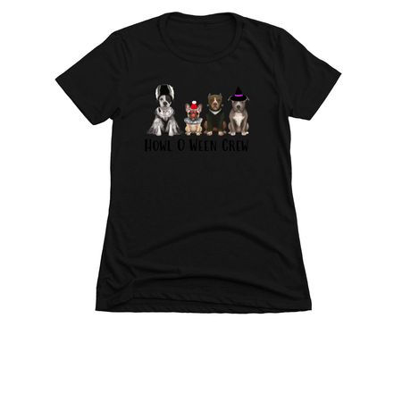Howling Good Time&nbsp;, a Black Women's Slim Fit Tee