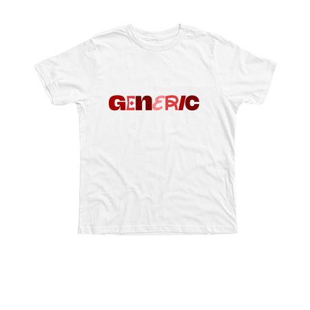 GENERIC tee, a Solid White Blend Premium Youth Tee