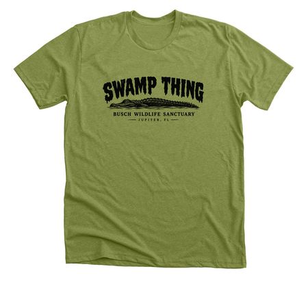 Swamp Thing, a Heather Green Premium Unisex Tee