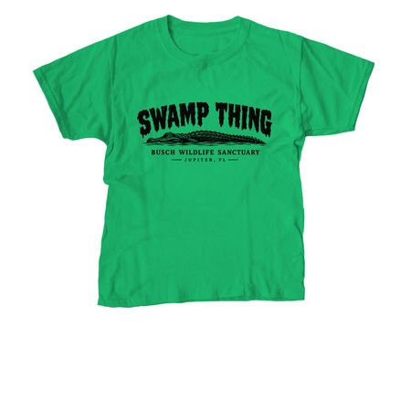 Swamp Thing, a Irish Green Youth Unisex Tee