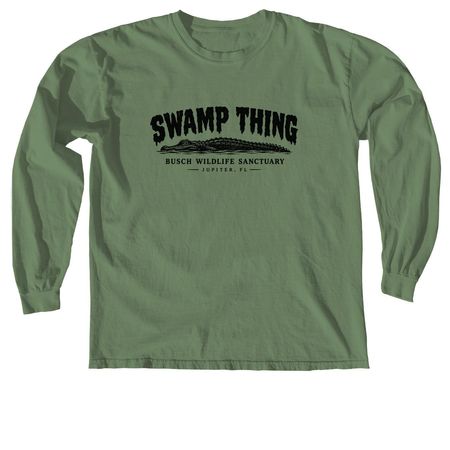 Swamp Thing, a Hemp Comfort Colors Long Sleeve Tee