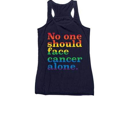 Ulman Pride Tanks, a Navy Women's Racerback