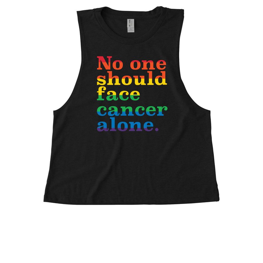 Ulman Pride Tanks, a Deep Black Allmade Eco Triblend Women?s Muscle Tank