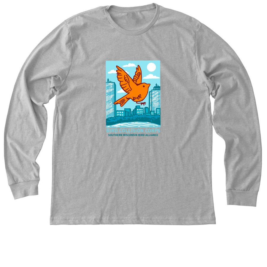 Bird Collision Corps shirts, a Athletic Heather Premium Long Sleeve Tee