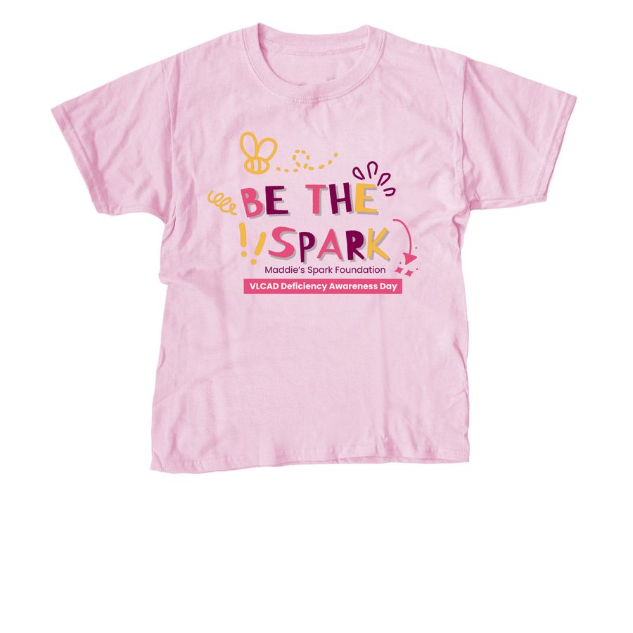 Girls- VLCAD Deficiency Awareness Day, a Light Pink Youth Unisex Tee