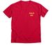 922- By His Wounds Merch, a Heather Red Premium V-Neck Tee