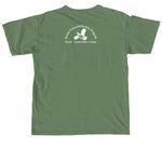 STBB Bobwhite Quail, a Hemp Comfort Colors Unisex Tee (back-view)