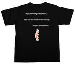 Rengoku, a Black Comfort Colors Unisex Tee (back-view)