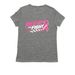 Breast Cancer Awareness 2026, a Aluminum Grey Allmade Eco Triblend Women?s Tee (back-view)