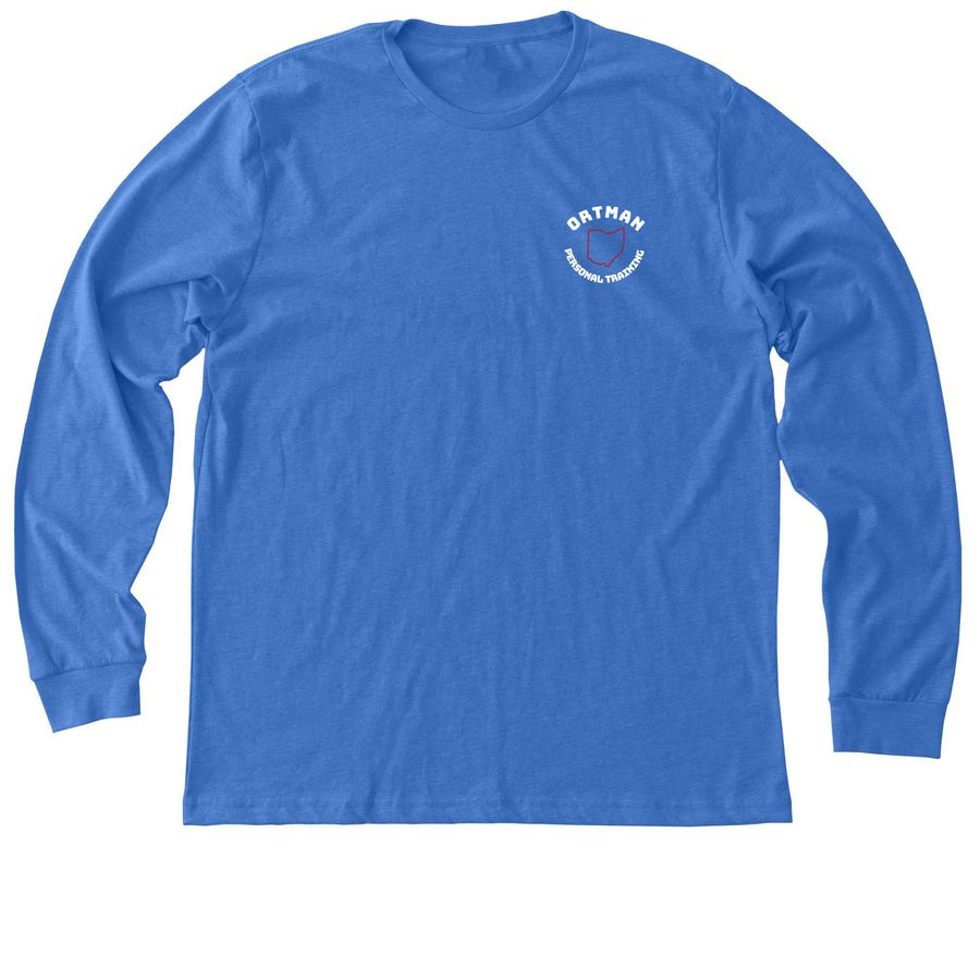 ORTMAN PERSONAL TRAINING 4.0, a Heather True Royal Premium Long Sleeve Tee