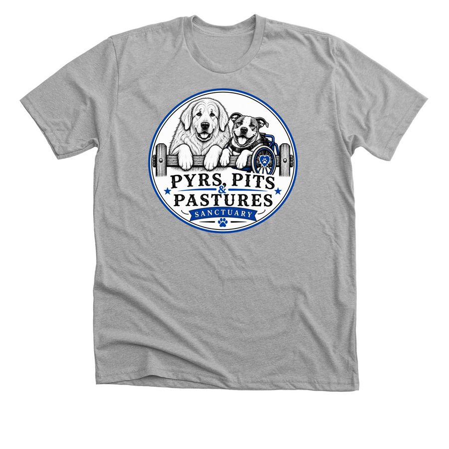 Buy a Shirt. Fuel Their Journey. Save a Life, a Athletic Heather Premium Unisex Tee