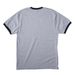 CAB 75th Anniversary Shirt, a Athletic Heather/ Jet Black Cotton Ringer Tee (back-view)