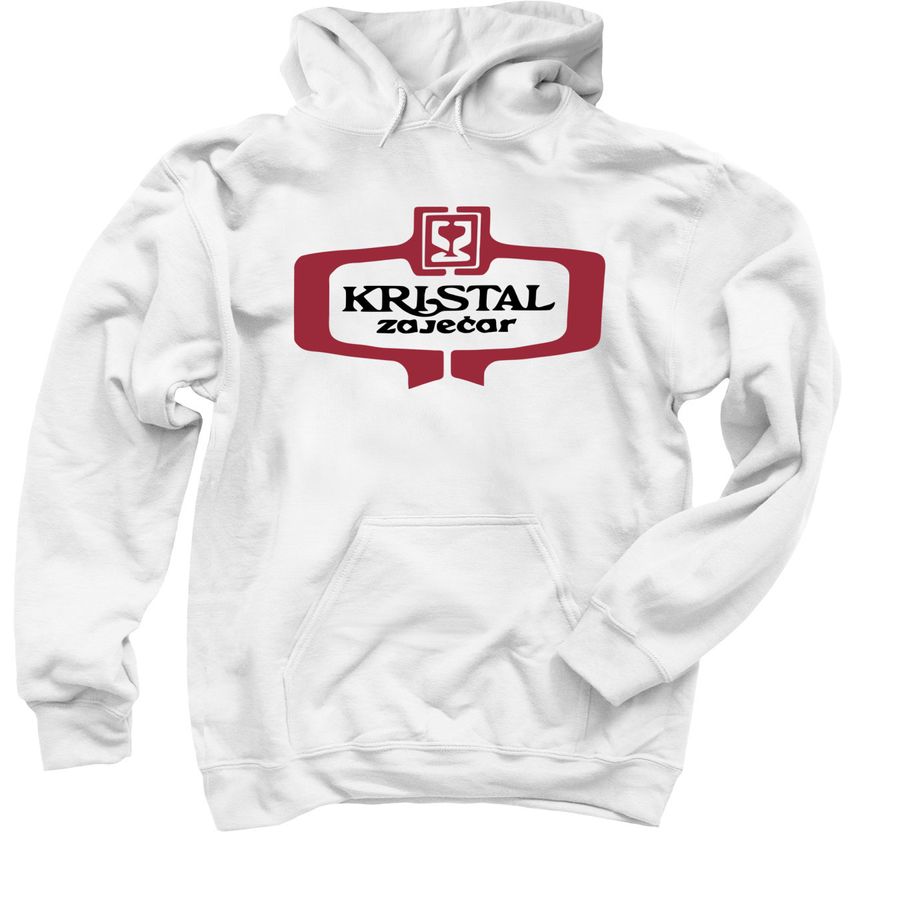 Crystal Memories - Kristalne Uspomene (Lite), a White Pullover Hoodie
