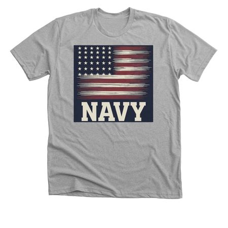 Honor, Courage, Commitment, a Athletic Heather Premium Unisex Tee