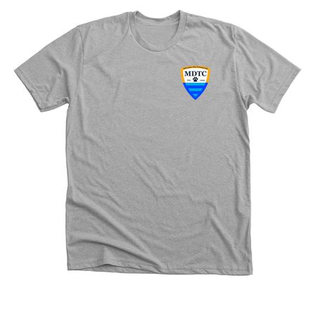 MDTC SMALL LOGO SHIRT, a Athletic Heather Premium Unisex Tee