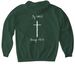 by grace through faith, a Forest Green Softstyle Pullover Hoodie (back-view)