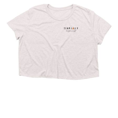 Cell Day, a Heather Dust Women?s Flowy Cropped Tee