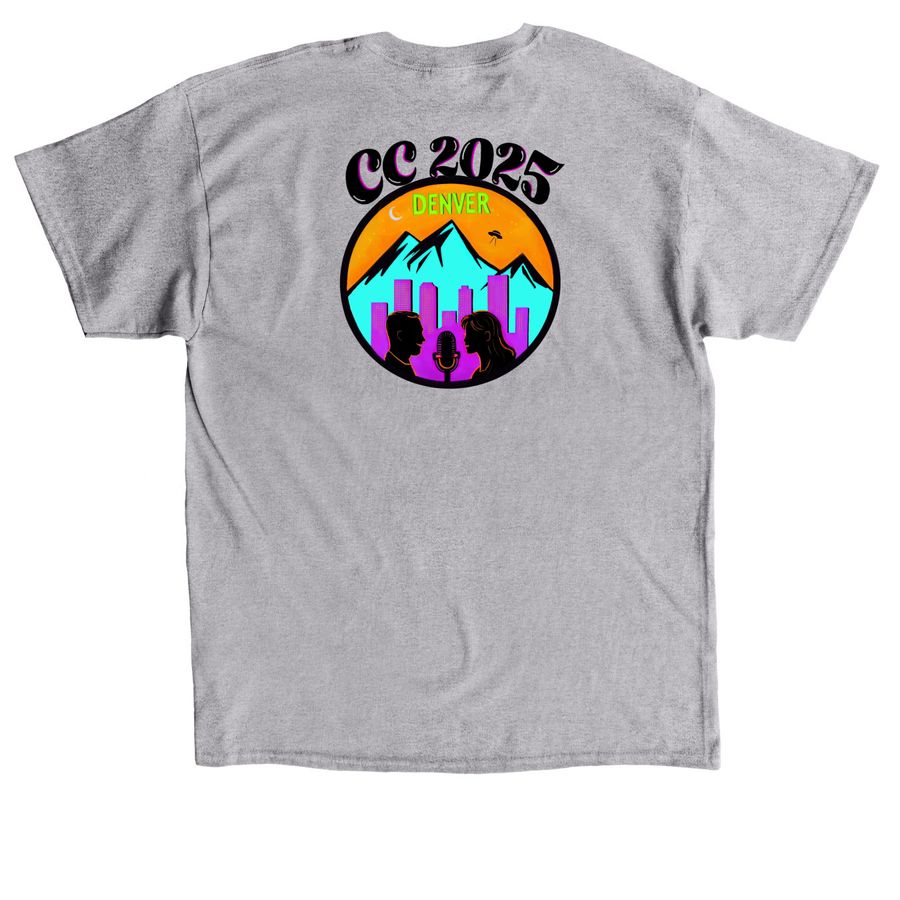 CC2025 Alien Short Sleeve, a Sport Grey Classic Unisex Tee (back-view)