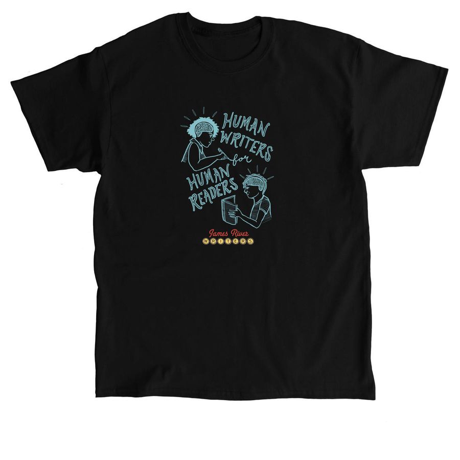 Human Writers . . ., a Black Classic Unisex Tee